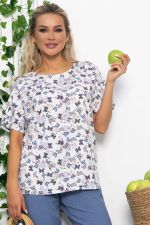 Блуза Маргоша (белая) Б13544-16М LT Collection