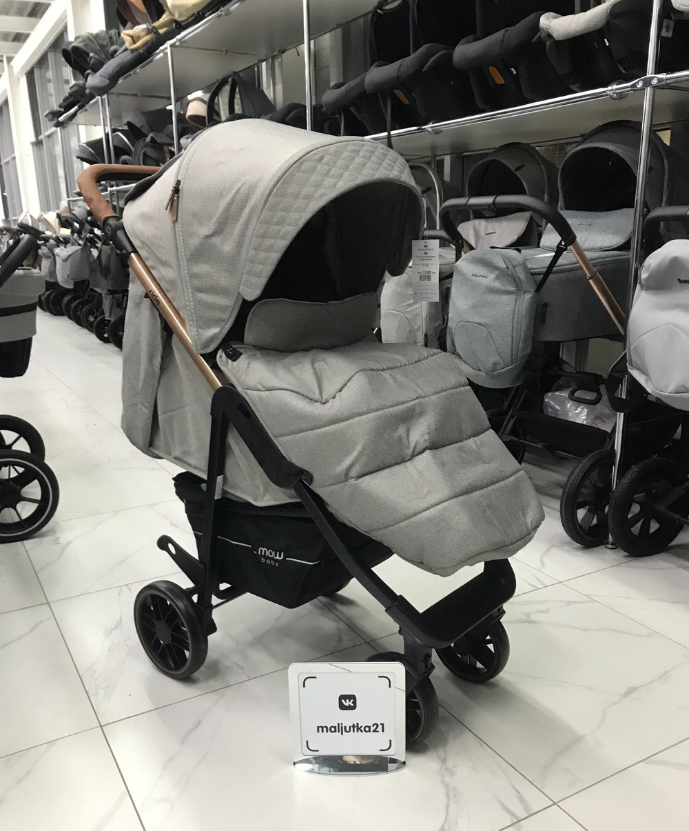 Коляска детская MOWBaby "RIDE" RA088 Gold Beige