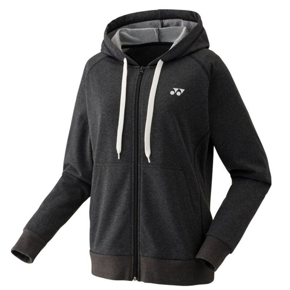 Женская теннисная куртка Yonex Women's Full Zip Hoodie - Black