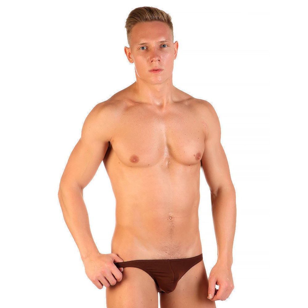 Набор из 4 мужских трусов-слипов с заниженной посадкой (Размер: M) (Цвет: разноцветный)