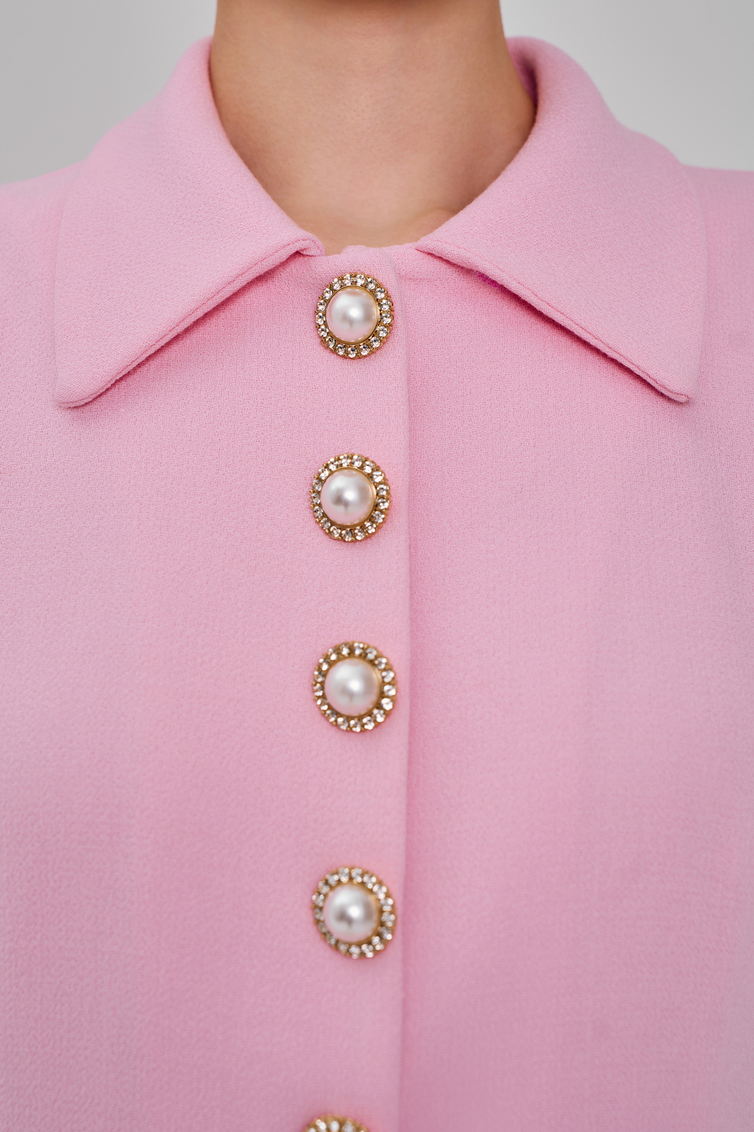 Жилетка Chevalier (Шевалье) розовая с нар.пуг.