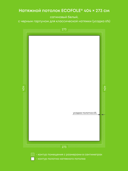 Натяжные потолки 11 м2, 3.7 м2