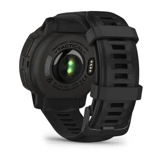 Умные часы Garmin Instinct Crossover Solar - Tactical Edition, черный