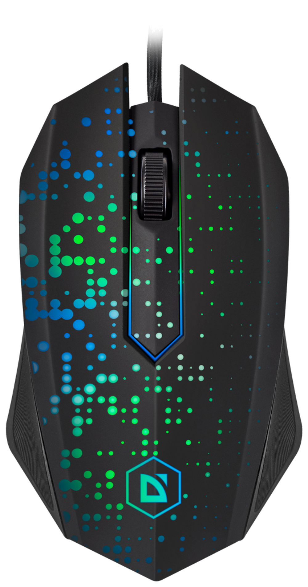 Defender проводная оптическая Event MB-754 7цветов,3кнопки,1000dpi,черный 52754 Мышь