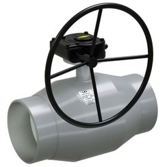 Кран шаровой стальной приварной LD Ду200 Ру25 полнопроходной, с редуктором