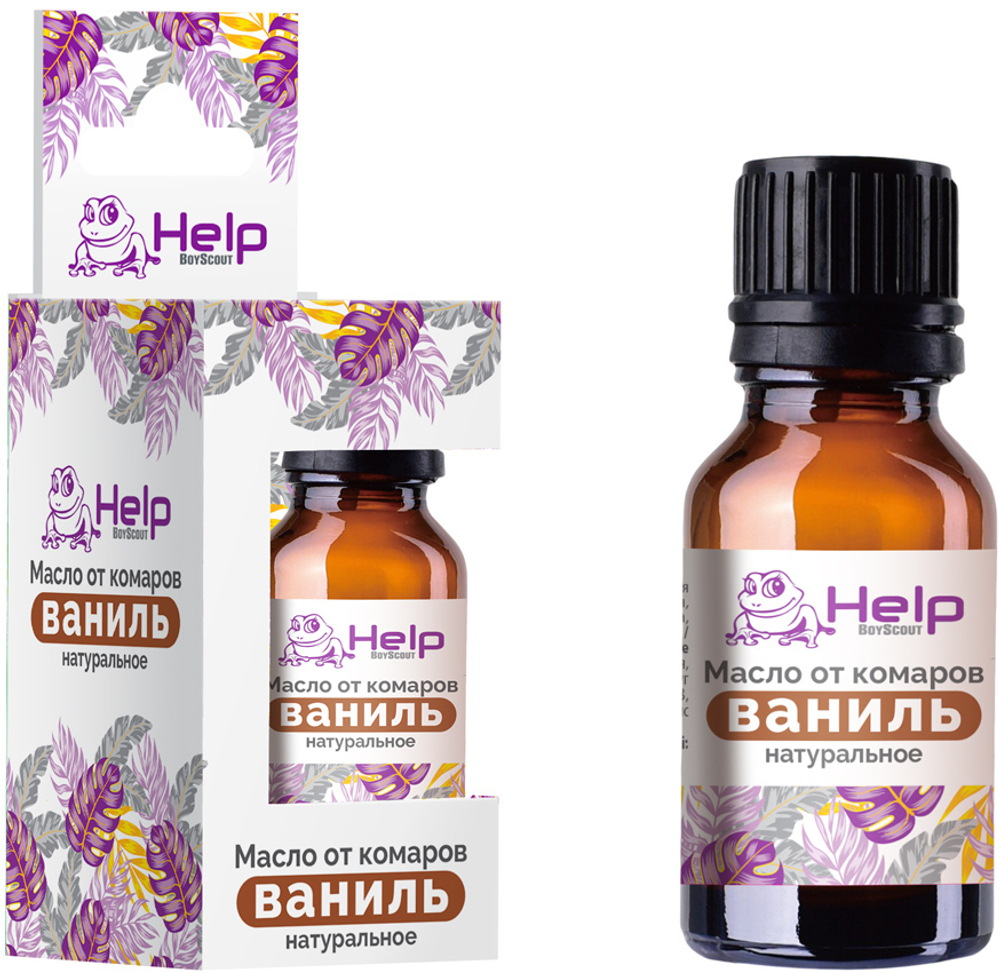 Масло эфирное HELP 15мл Ваниль