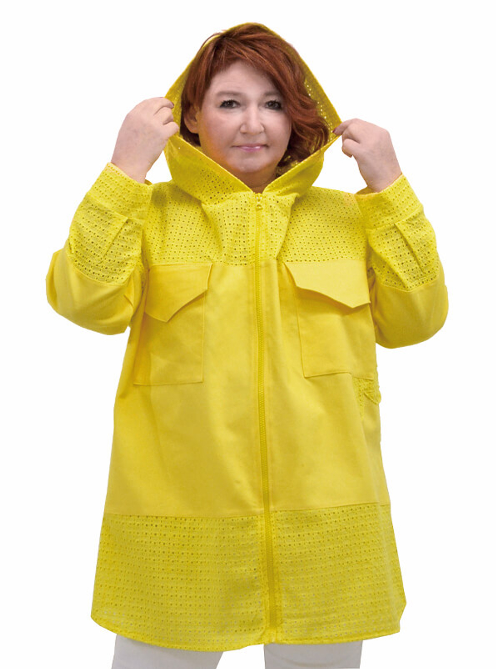 Ветровка-пыльник комбинированная Цыпа