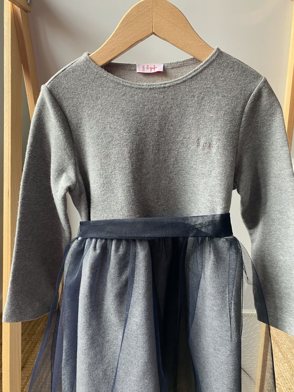 Хлопковое платье Il Gufo, 98