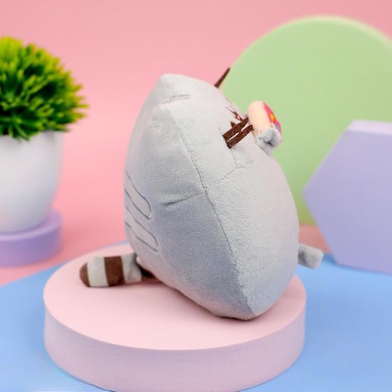 Мягкая игрушка "Пушин с пончиком", 15 см