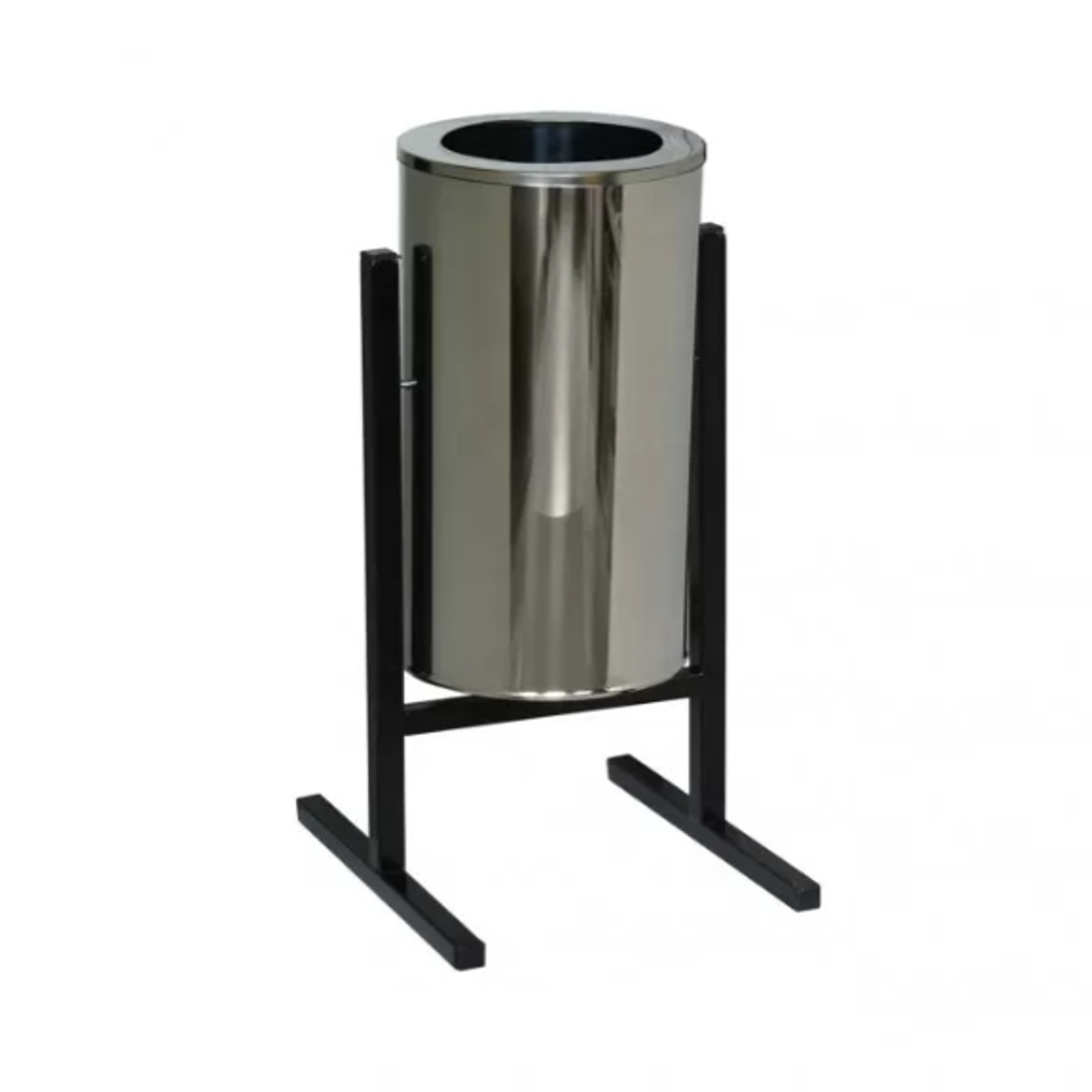 Урна уличная хром