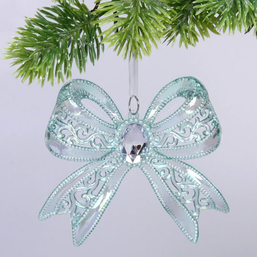 Подвеска «Изящный бант» 13*11 см, Зелёный