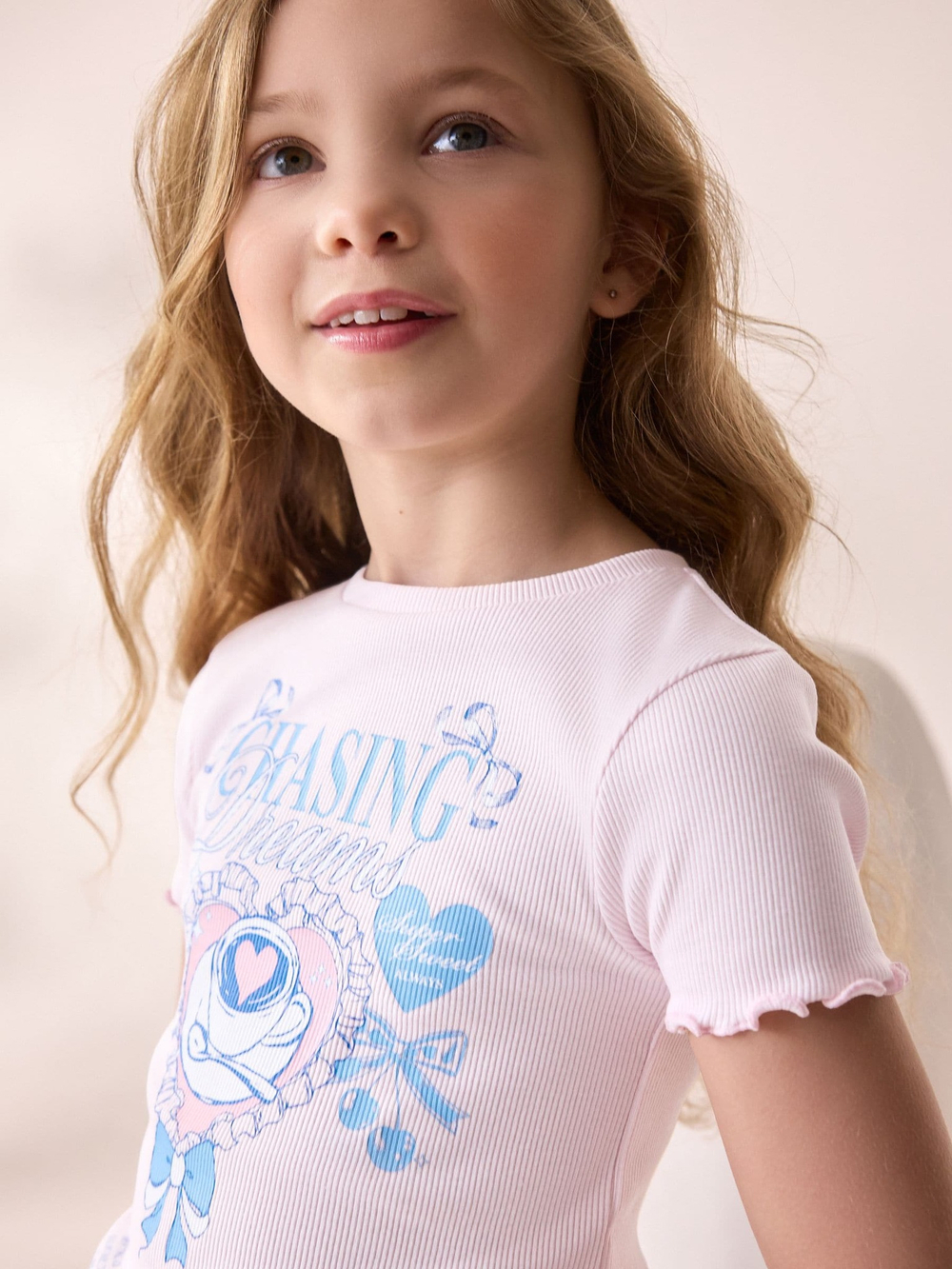 Футболка для девочки Next AN5-295, Розовый