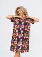 924 Халат "Тропики/фиолетовый" SveTekst (Акция)