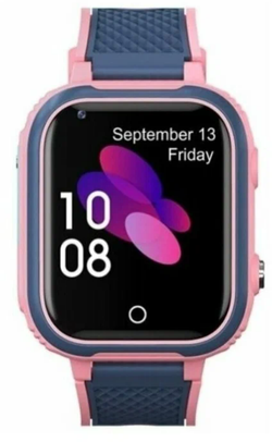 Детские умные часы Smart Baby Watch LT-21 4G Wi-Fi, серый/розовый