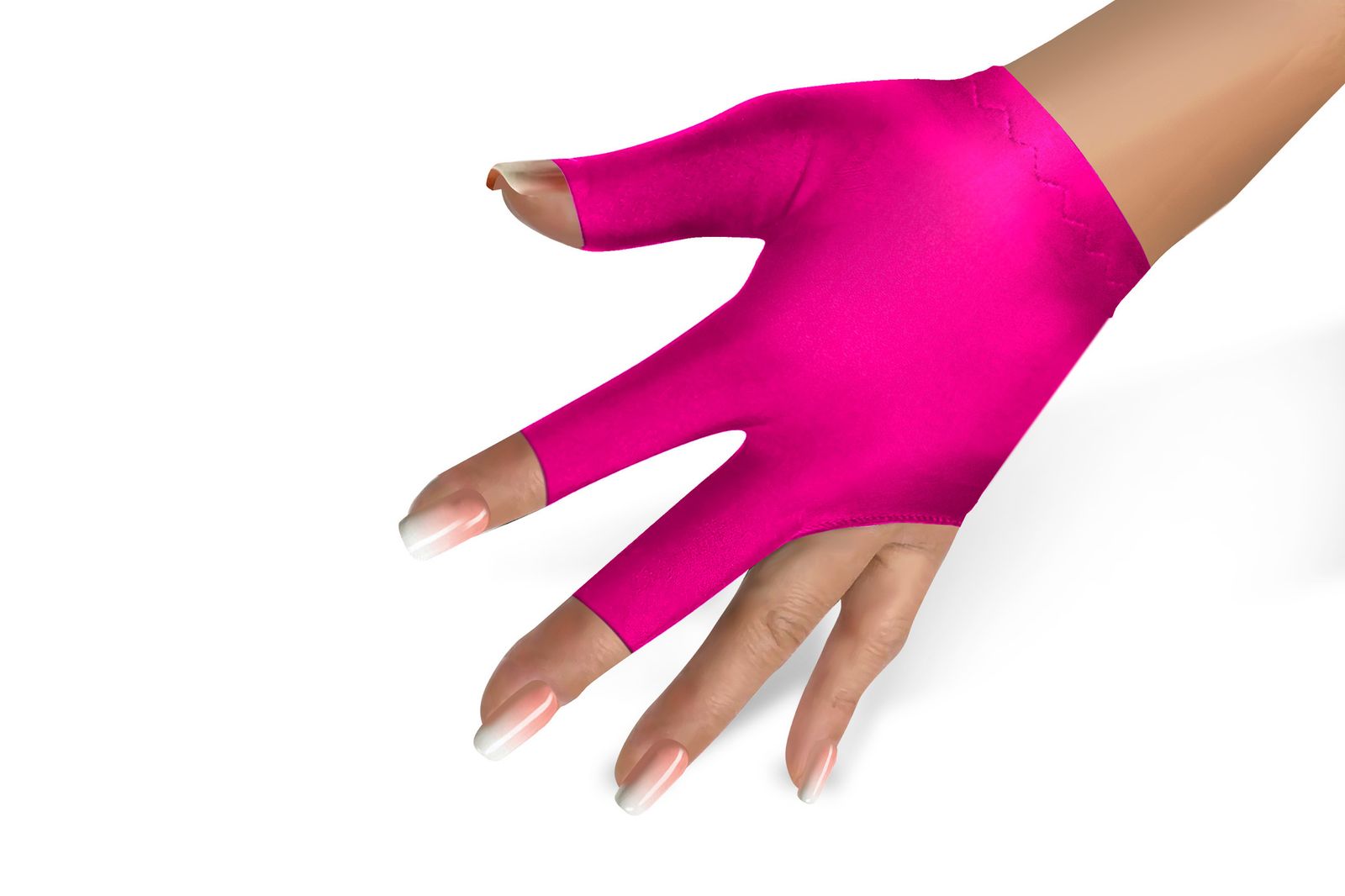 Перчатка-бильярдная Feudor Standard fuchsia S фото №2