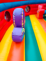 Большой надувной батут-горка «Корабль флибустьеров 2» 12*6*6 м