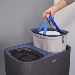 Корзина для белья tota™, 90 л, черная