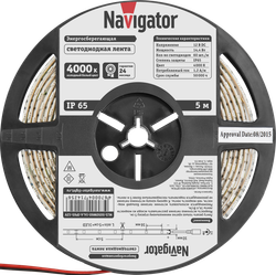 СД Лента Navigator 71 425 NLS-5050W60-14.4-IP65-12V R5