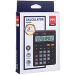 Калькулятор настольный DELI "M01320" 12 разрядный, 149х104х26,6 мм, черный