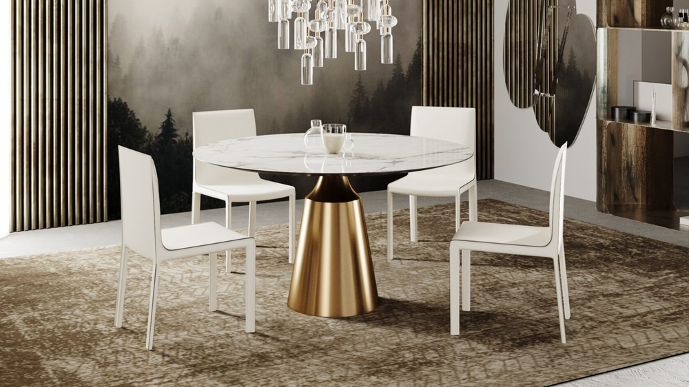 Стол круглый Йоду керамика