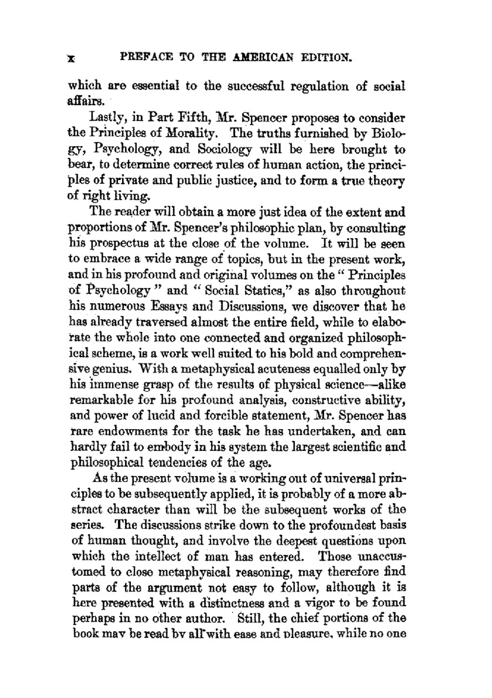 First principles | H. Spencer