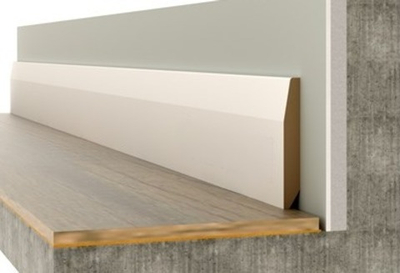 МДФ плинтус Pro Design Nova (Грунт под  покраску, 12х90 мм) 2,8 м.п.