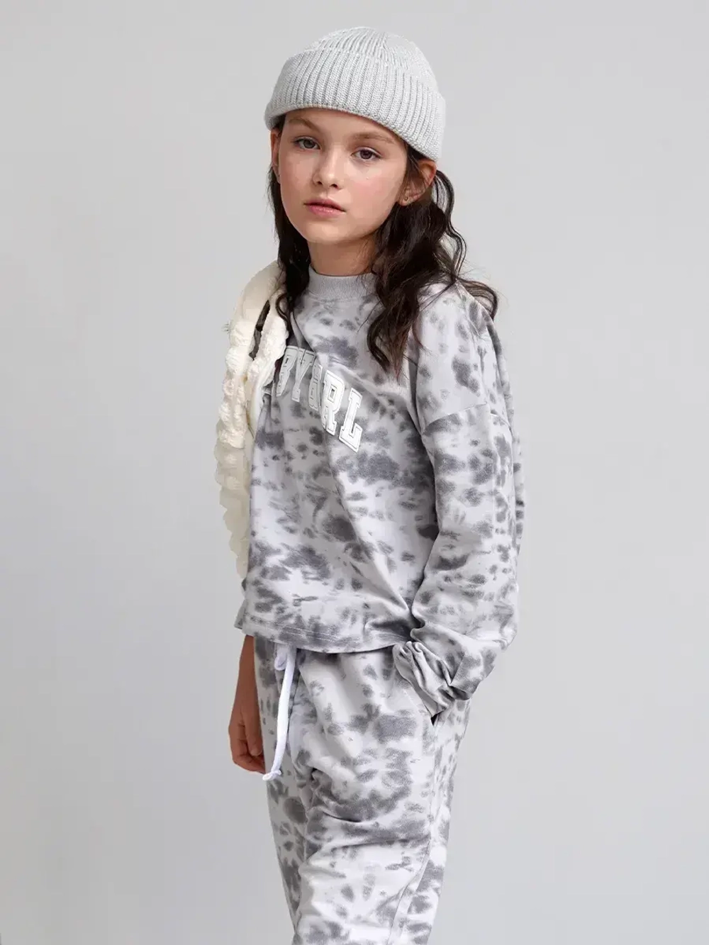 Костюм для девочки, свитшот и брюки
