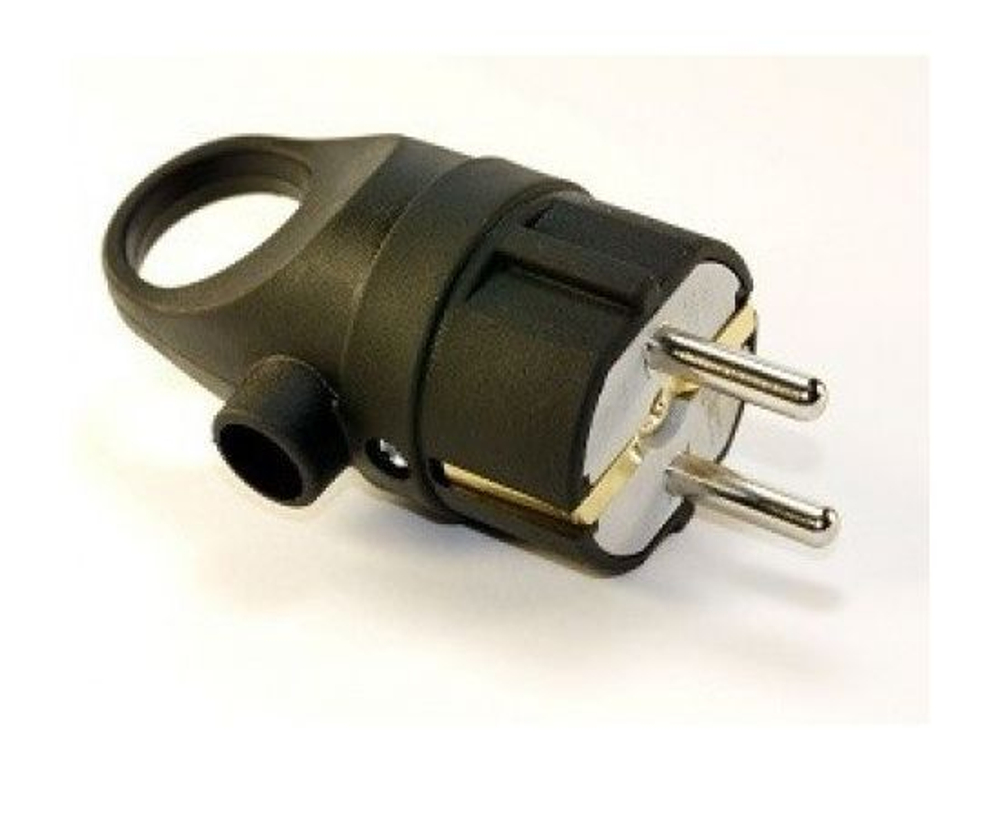 NE-AD вилка угловая с кольцом каучук 2P+PE 1х16А 220-24V IP44 1102 (Турция)