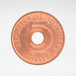 Philippines, 5 Sentimo, 1995, XF