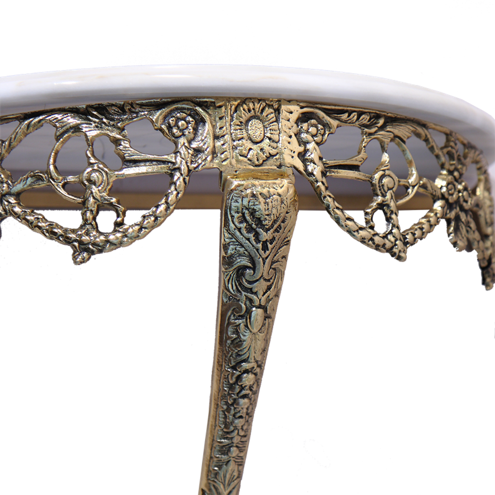 Bello De Bronze Консоль Мейа Луа де Пареде настенная с мраморной столешницей