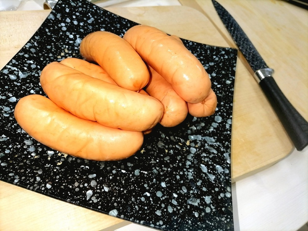 Сардельки мясные, шпикачки, кг
