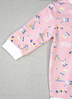 Боди Жирафики 3 (розовый)