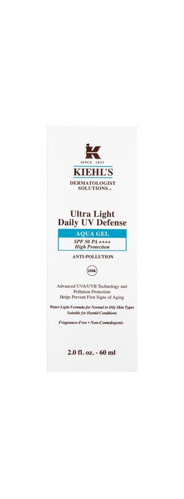 Kiehl&amp;apos;s Dermatologist Solutions Ultra Light Daily UV Defense Aqua Gel SPF 50 PA++++ Ультралегкий защитный флюид для всех типов кожи, включая чувствительную