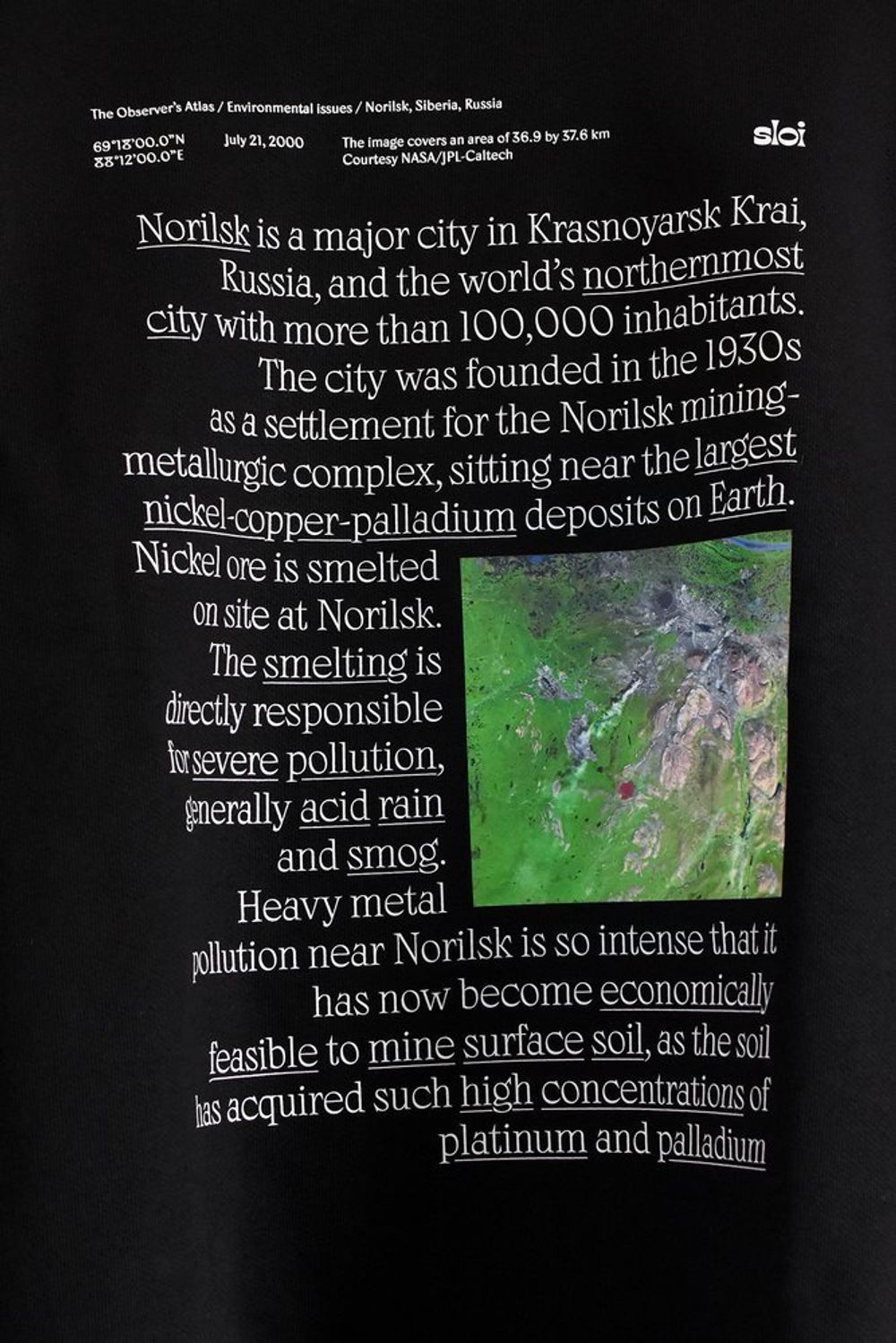 Толстовка Norilsk, Siberia, Russia