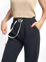 брюки вельветовые широкие палаццо на резинке