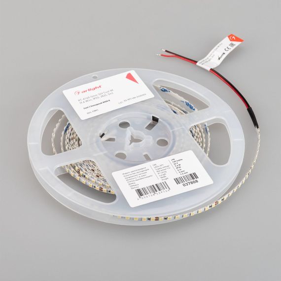 Светодиодная лента Arlight 9,6W/m 160LED/m 2835SMD холодный белый 5M RT-A160-5mm 24V Cool 8K 037808