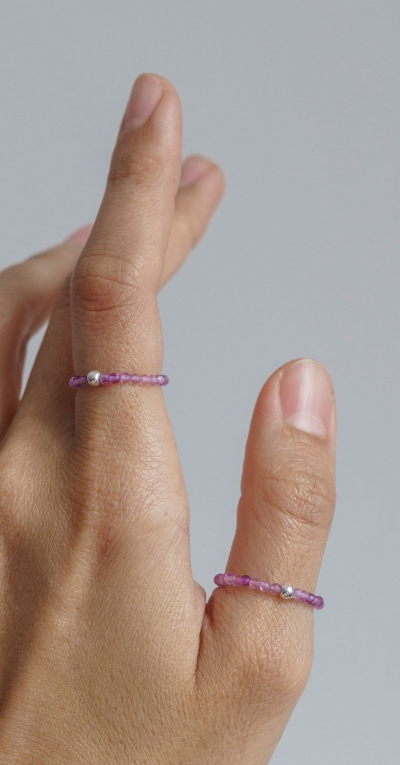 Кольцо "Memo about Mind&Soul" из аметиста