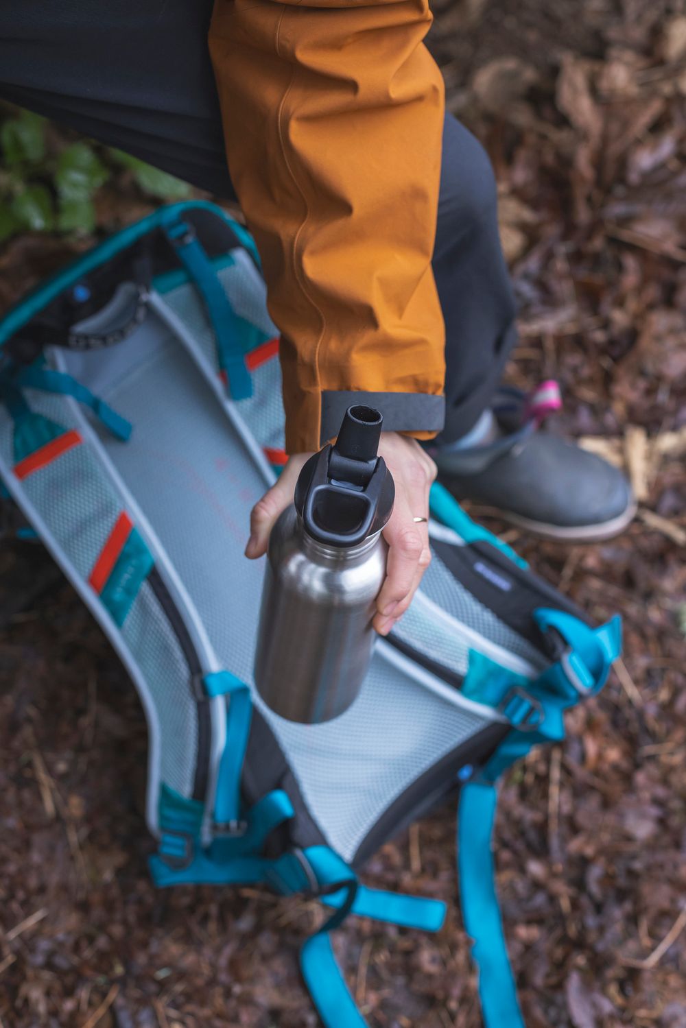 Бутылка Klean Kanteen Classic Narrow Flip Sport 18oz (532 мл) Brushed Stainless