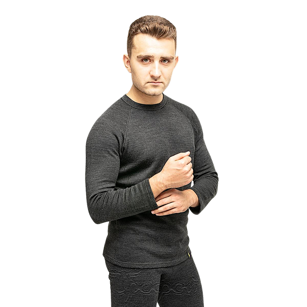 Термобелье Helios Thermo Merino -35°C -5°C (Комплект) Темно-Серый -