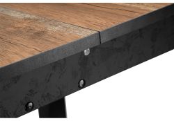 Стол Баи 110(139)х69х74 дуб юкон / черный