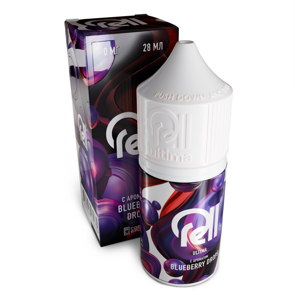Купить Rell Ultima 28 мл - Blueberry Drops (0 мг)
