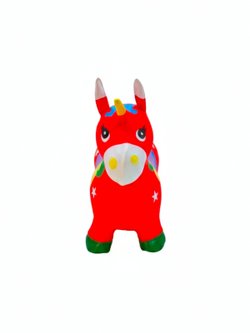 Прыгун Звездная Лошадка со звуком (цвет красный)