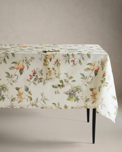 Zara Home скатерть из хлопка, цветочный мотив, 250 150 см · 4212/021