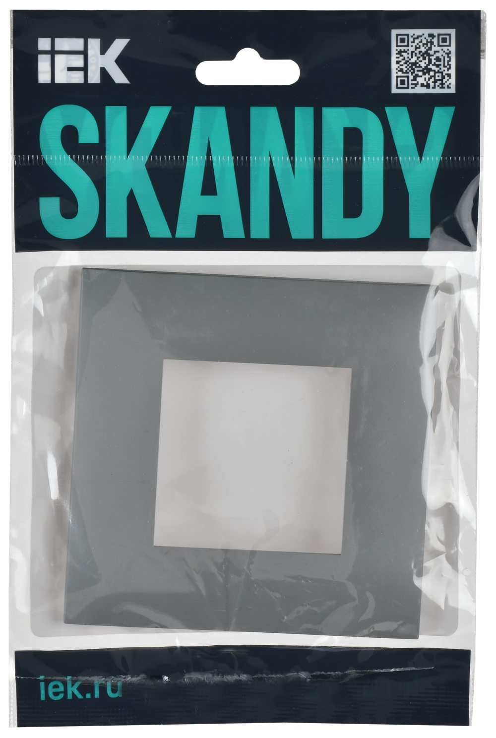 SKANDY Рамка 1-местная SK-F01Gr серый IEK