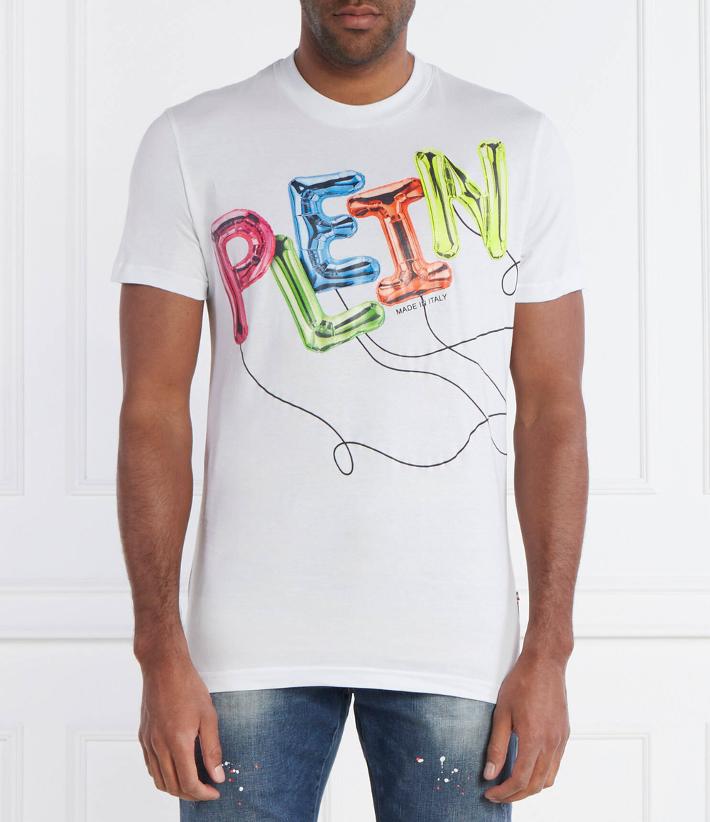 Футболка Round Neck SS Philipp Plein - белый(MTK7086 PJY002N)