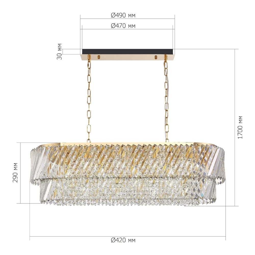 Подвесная люстра ST Luce RITZ SL6138.303.14