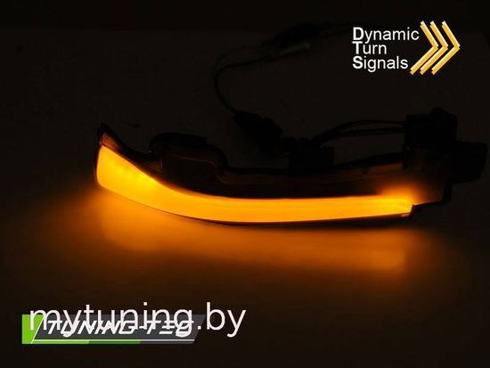 Повторители поворота IN THE MIRROR SMOKE LED для VOLVO S60 V40 V60 V70