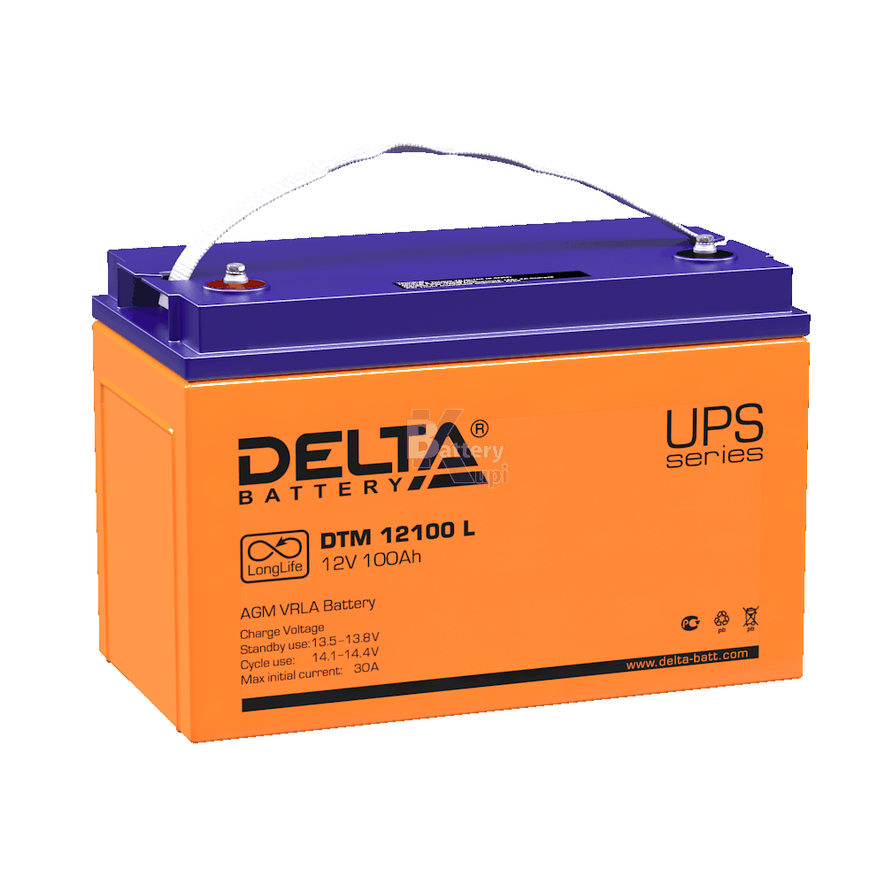 Аккумулятор Delta DTM 12100 L (AGM)