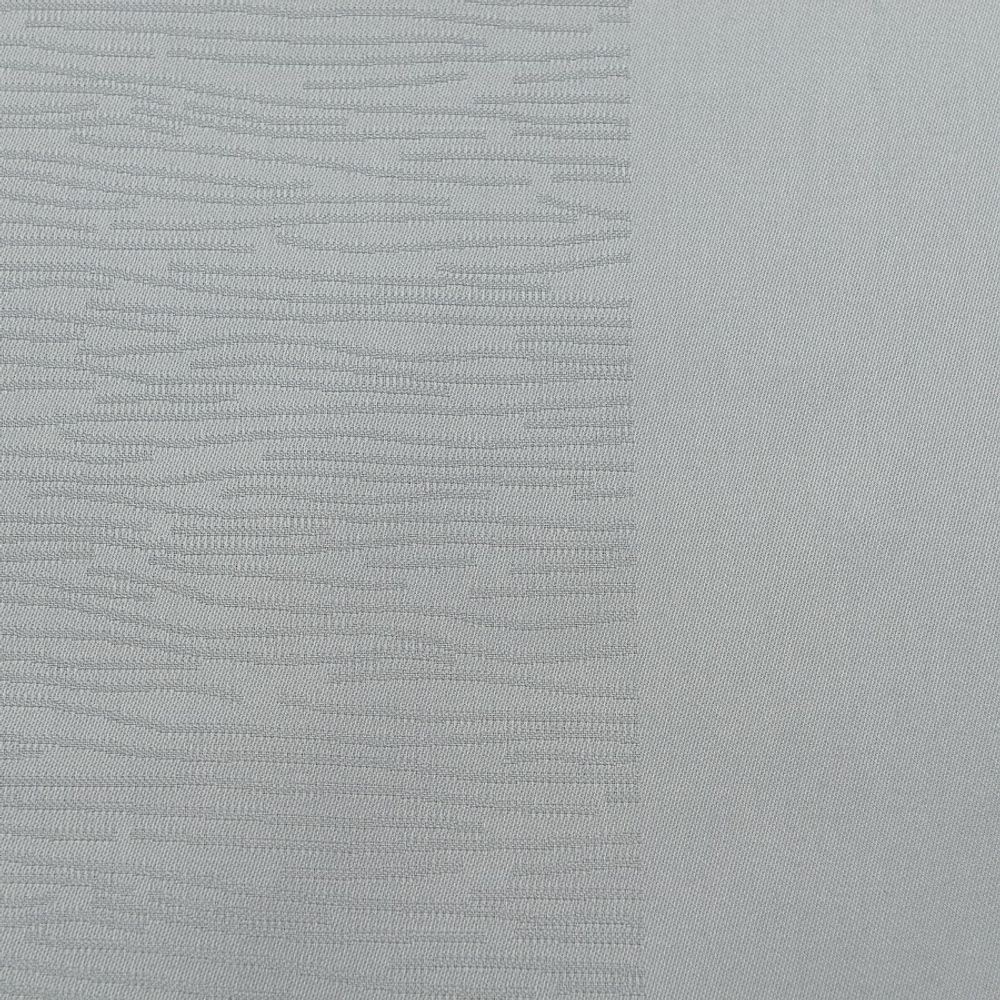 Скатерть жаккардовая серого цвета из хлопка с вышивкой из коллекции Essential, 180х180 см