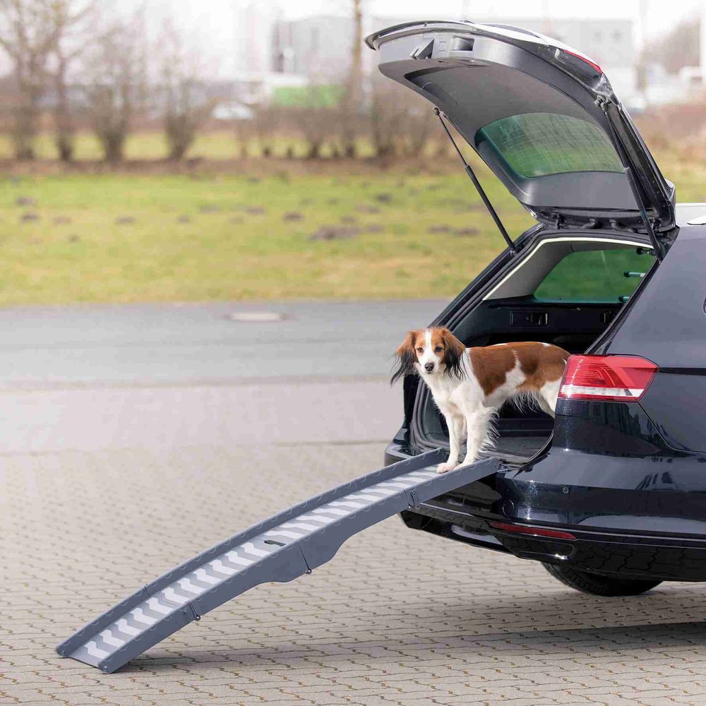Пандус для собак Trixie Petwalk Folding Ramp, размер 39х150см., серый